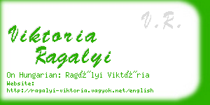 viktoria ragalyi business card